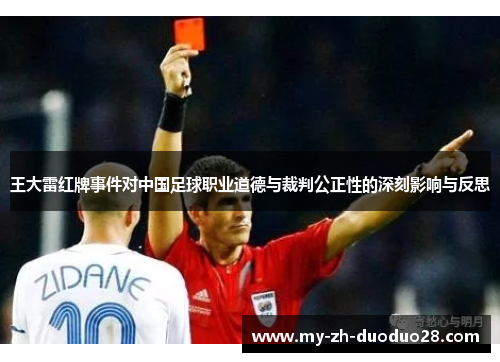 王大雷红牌事件对中国足球职业道德与裁判公正性的深刻影响与反思
